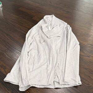 Lululemon Womans Light Gray Casual Sweatshirt Jacket